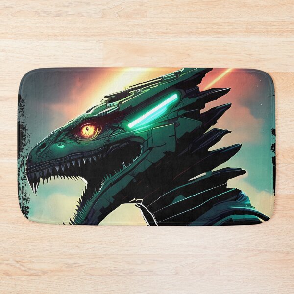 Item preview, Sobek Egyptian Crocodile God Cyberpunk Sticker Design: Merge Ancient Mythology with Futuristic Tech! designed and sold by Mytho Merch.