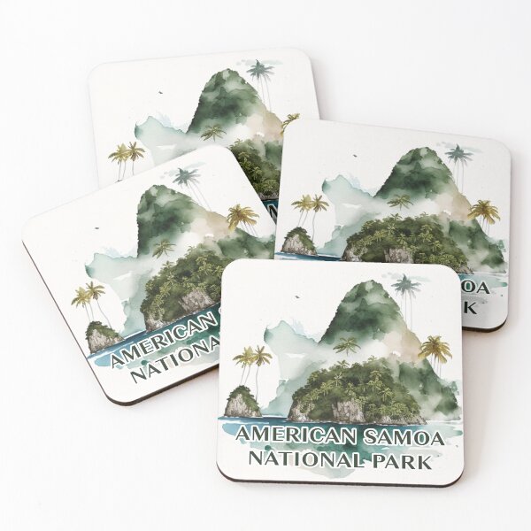 Item preview, American Samoa National Park Boho Watercolor designed and sold by PikoApparel.
