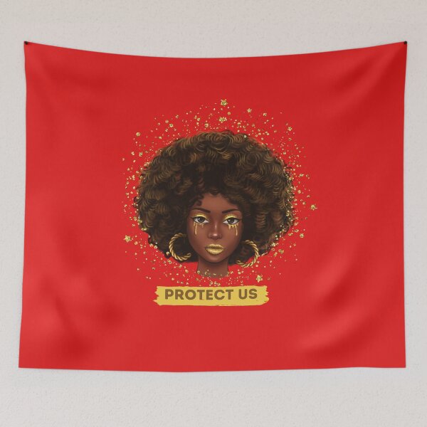 Item preview, Beautiful Brown Queen (Protect Us) designed and sold by Nimora.