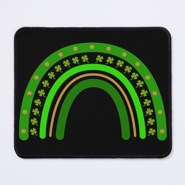 Item preview, Green rainbow with shamrock, St. Patrick's Day, Ireland flag designed and sold by SnorbelDesign.