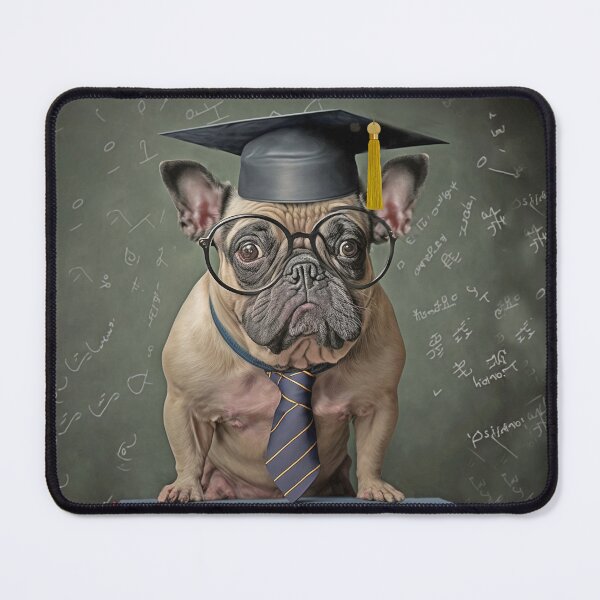 Item preview, French Bulldog Graduate Scholar designed and sold by candiscamera.