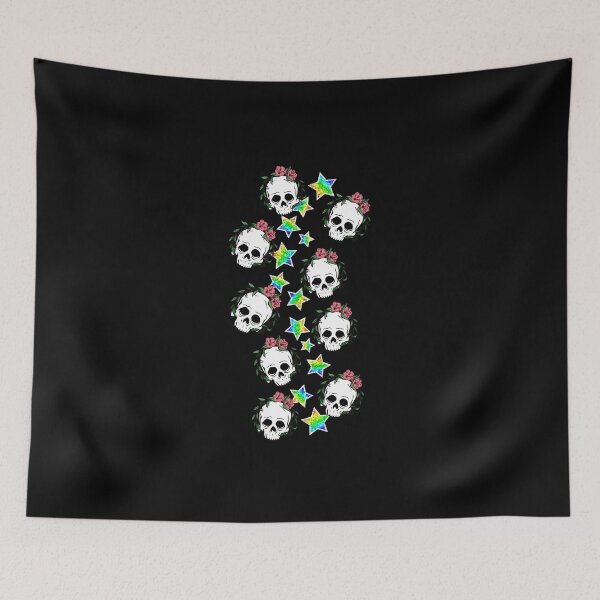 Item preview, Merry Skull garland Stickers, Gifts. designed and sold by Rowbic.