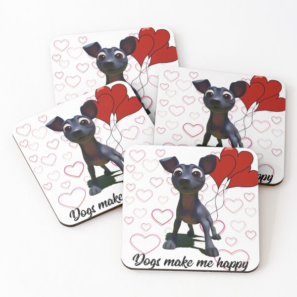 Item preview, Dogs make me happy designed and sold by Xolo-Rescue.