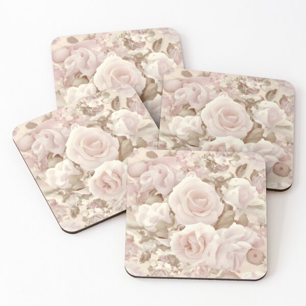 Item preview, Romantik blush pink roses - vintage pattern designed and sold by patterncrow.