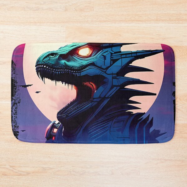 Item preview, Sobek Egyptian Crocodile God Cyberpunk Sticker Design: Merge Ancient Mythology with Futuristic Tech! designed and sold by Mytho Merch.