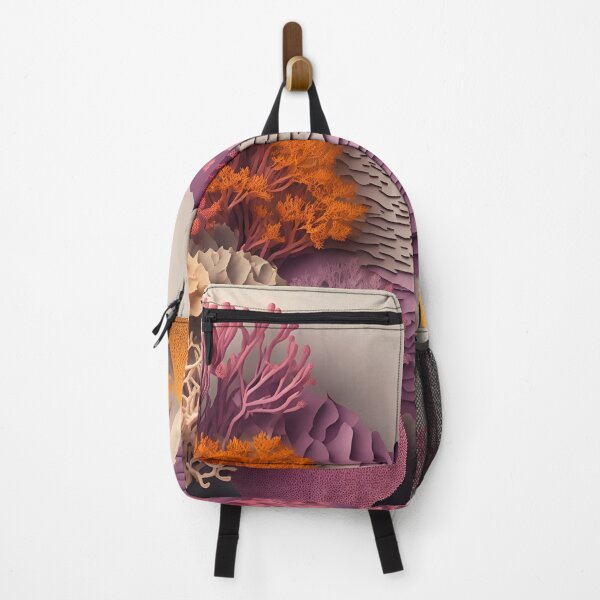 Item preview, Purple Coral Floor in Paper art style designed and sold by FormFinder.
