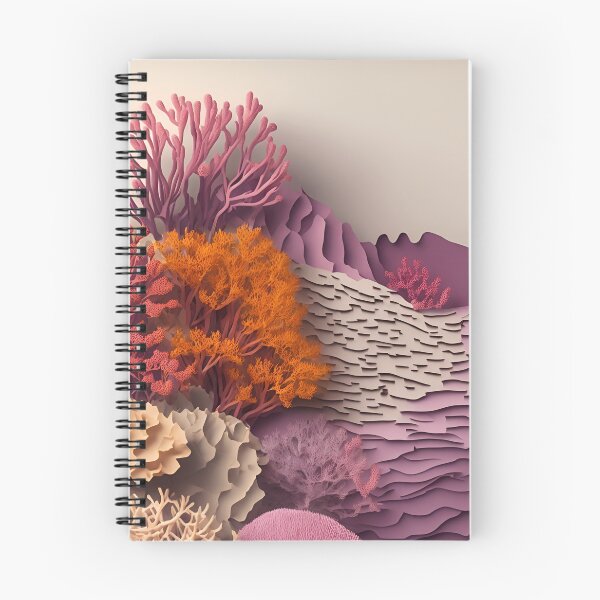Item preview, Purple Coral Floor in Paper art style designed and sold by FormFinder.