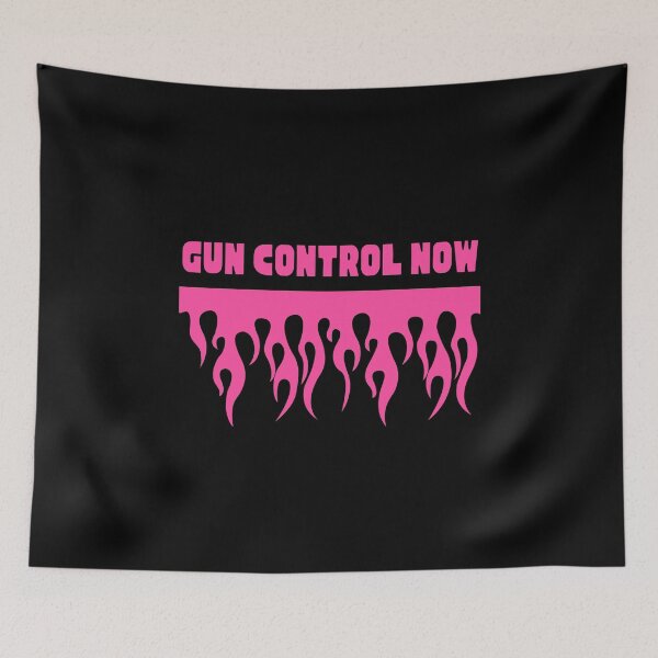 Item preview, gun control now_y2k pink flames designed and sold by quinnhopp.