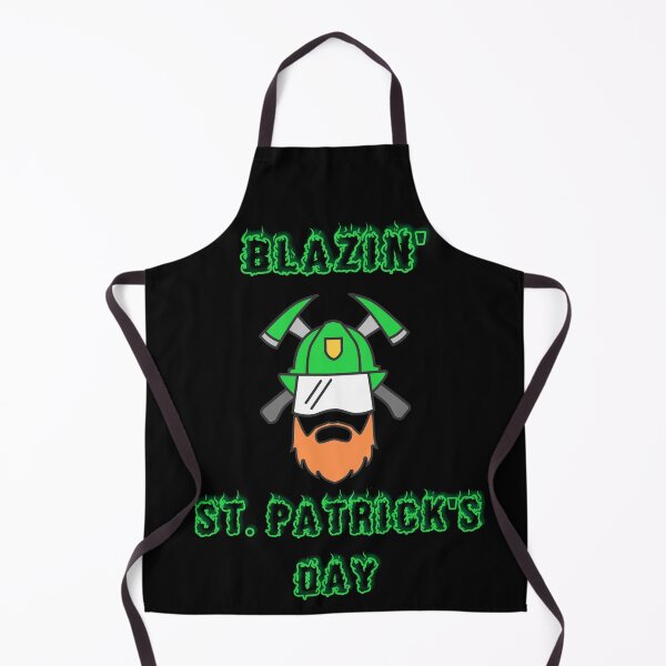 Item preview, Blazin St. Patrick's Day, funny gifts for firefighters saint patricks day designed and sold by VectorPower.