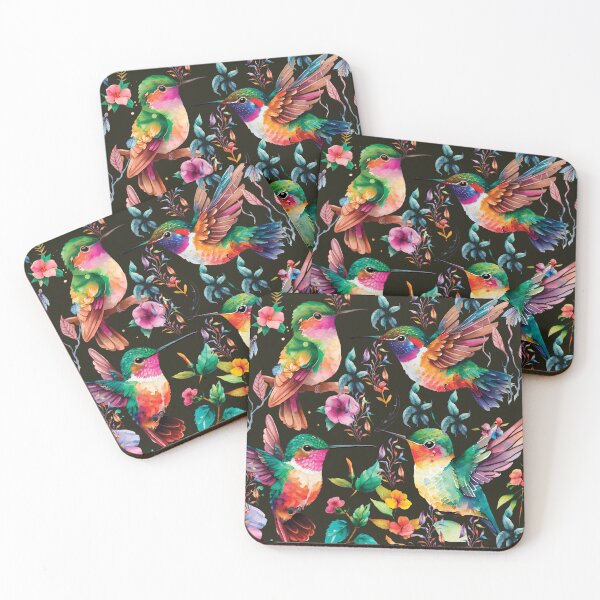Item preview, HUMMINGBIRD ON BLACK designed and sold by ORIGENcreate.