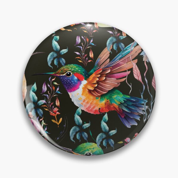 Item preview, HUMMINGBIRD ON BLACK designed and sold by ORIGENcreate.