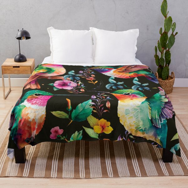 Item preview, HUMMINGBIRD ON BLACK designed and sold by ORIGENcreate.