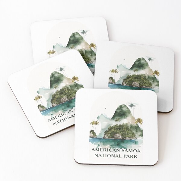 Item preview, American Samoa National Park Boho Watercolor designed and sold by PikoApparel.