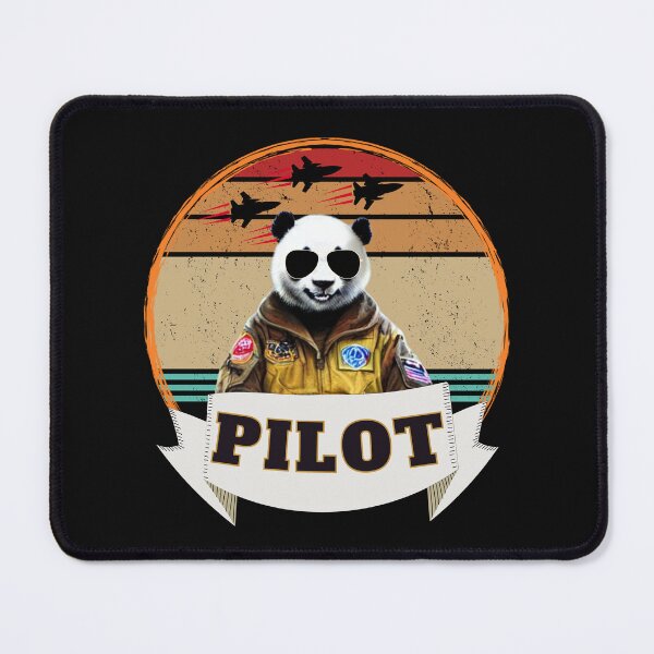Item preview, a panda as a pilot designed and sold by Animal world designs.