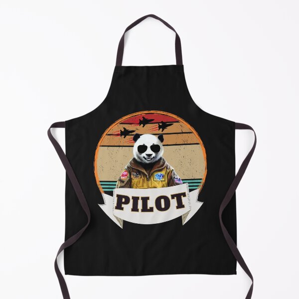 Item preview, a panda as a pilot designed and sold by Animal world designs.