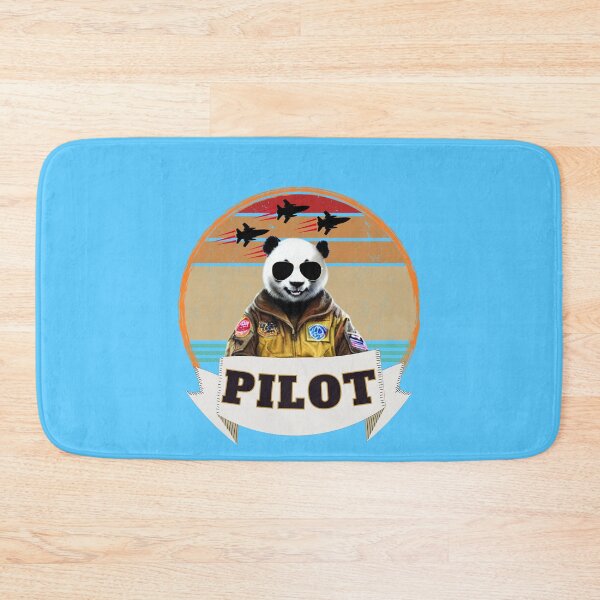 Item preview, a panda as a pilot designed and sold by Animal world designs.