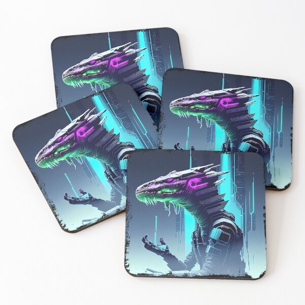 Item preview, Sobek Egyptian Crocodile God Cyberpunk Sticker Design: Merge Ancient Mythology with Futuristic Tech! designed and sold by Mytho Merch.
