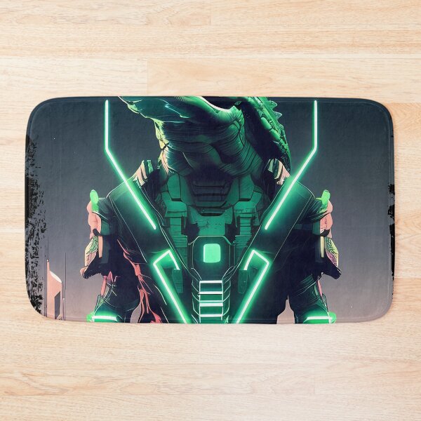 Item preview, Sobek Egyptian Crocodile God Cyberpunk Sticker Design: Merge Ancient Mythology with Futuristic Tech! designed and sold by Mytho Merch.