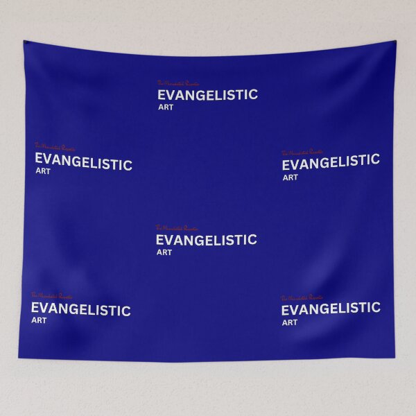 Item preview, EVANGELISTIC ART | The Great Commission - Navy Blue designed and sold by TheReporter1.