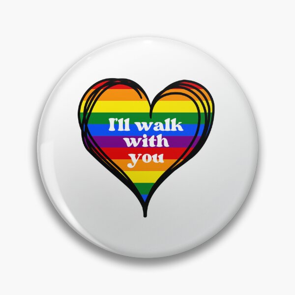 Item preview, I'll walk with you lgbtqia+  designed and sold by 208Designs.