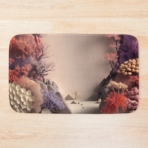 Item preview, Coral Valley in Paper art style designed and sold by FormFinder.