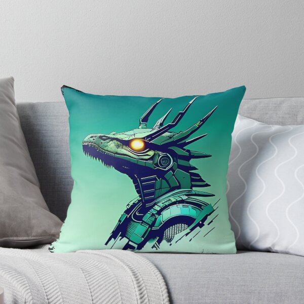 Item preview, Sobek Egyptian Crocodile God Cyberpunk Sticker Design: Merge Ancient Mythology with Futuristic Tech! designed and sold by Mytho Merch.