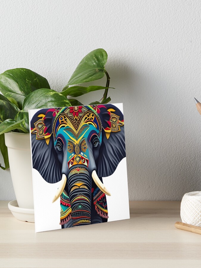 Elegant Elephant V2 | Art Board Print