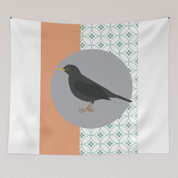 Item preview, blackbird art designed and sold by mamineobrazki.