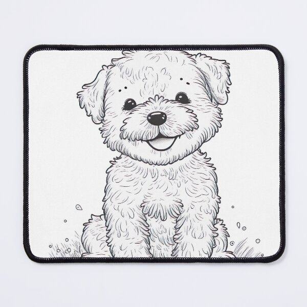 Item preview, Cute Happy Dog Sketch designed and sold by unrealartwork.