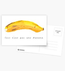 Ceci n'est pas une Banana Postcards