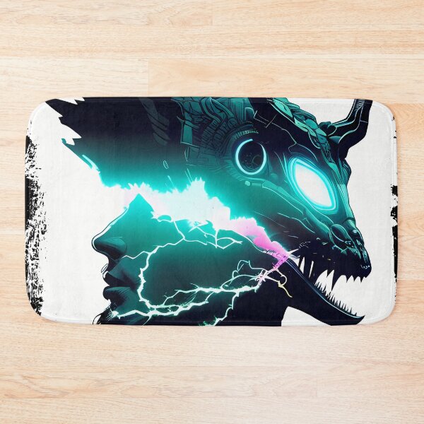 Item preview, Sobek Egyptian Crocodile God Cyberpunk Sticker Design: Merge Ancient Mythology with Futuristic Tech! designed and sold by Mytho Merch.