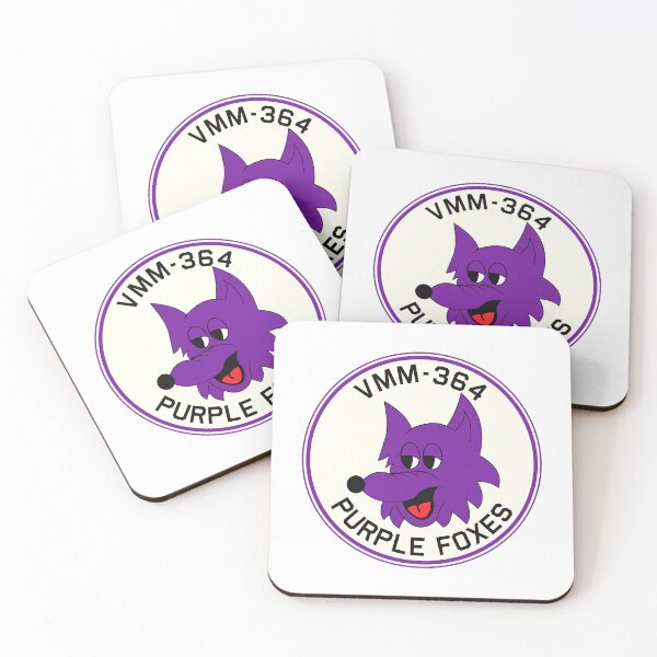 Item preview, USMC - VMM-364 Marine Medium Tiltrotor Squadron Purple Foxes - Clean Style designed and sold by pzd501.