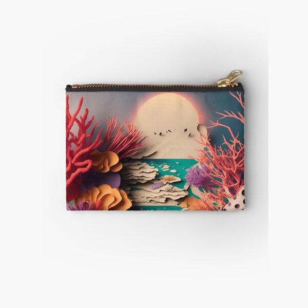 Item preview, Coral Reef Summer in Paper art style designed and sold by FormFinder.