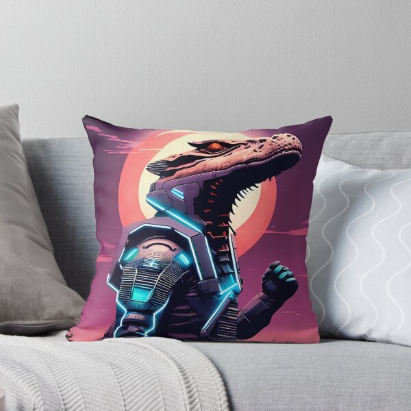 Item preview, Sobek Egyptian Crocodile God Cyberpunk Sticker Design: Merge Ancient Mythology with Futuristic Tech! designed and sold by Mytho Merch.