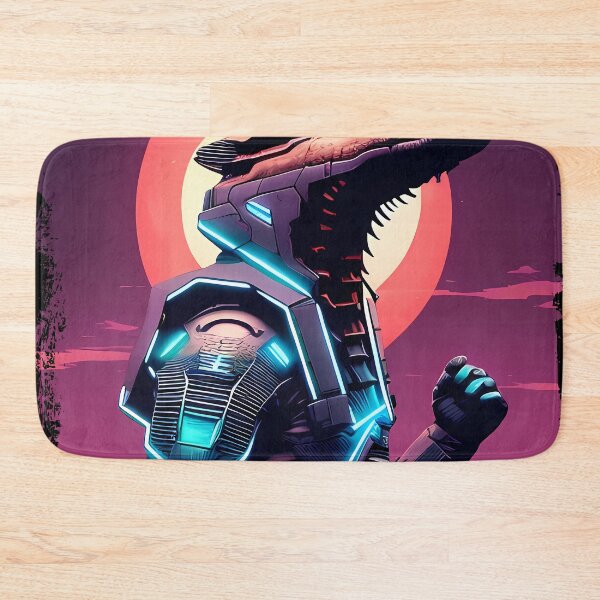 Item preview, Sobek Egyptian Crocodile God Cyberpunk Sticker Design: Merge Ancient Mythology with Futuristic Tech! designed and sold by Mytho Merch.