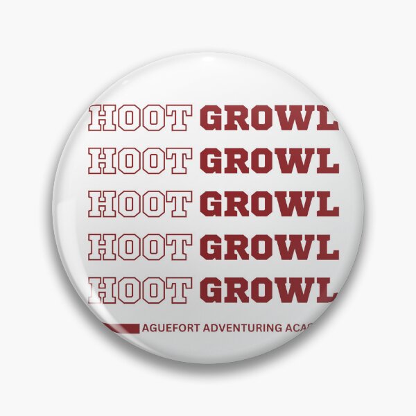 Item preview, Hoot Growl Aguefort School Spirit designed and sold by Spaghetti-hoes.