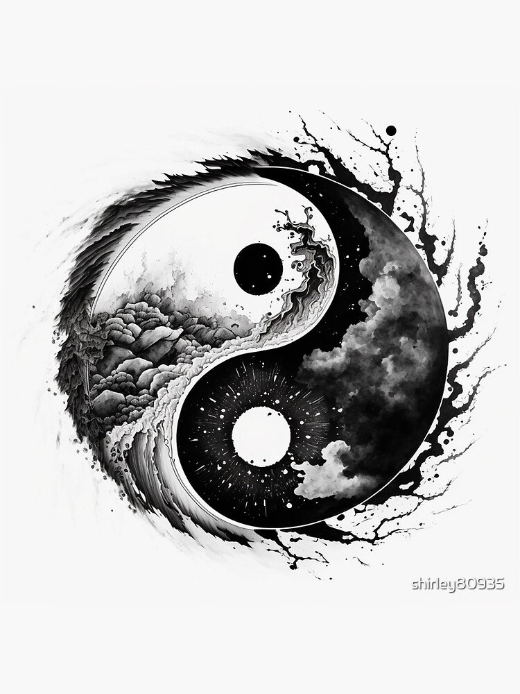 Yin Yang Chinese Taichi Symbol Ying Yang Vinyl Decal Sticker - 3 Pack  Black, 2 Inches, 3 Inches, 5 Inches - No Background for Car Boat Laptop Cup  Phone : : Electronics