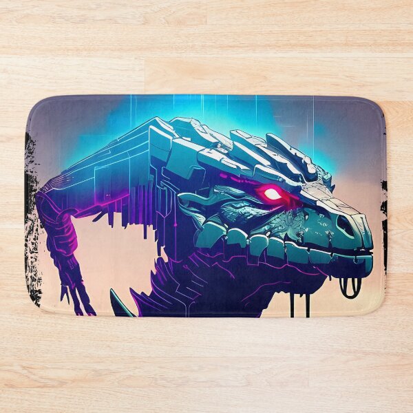 Item preview, Sobek Egyptian Crocodile God Cyberpunk Sticker Design: Merge Ancient Mythology with Futuristic Tech! designed and sold by Mytho Merch.