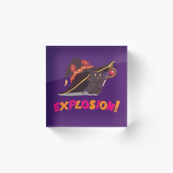 Konosuba Chomusuke - Explosion!!! Acrylic Block