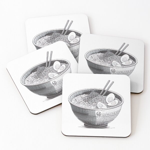 Item preview, Tonkotsu Ramen Illustration designed and sold by unrealartwork.