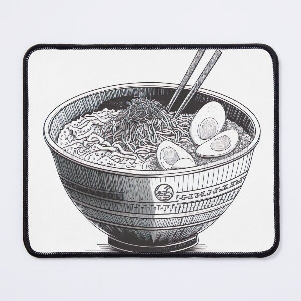 Item preview, Tonkotsu Ramen Illustration designed and sold by unrealartwork.