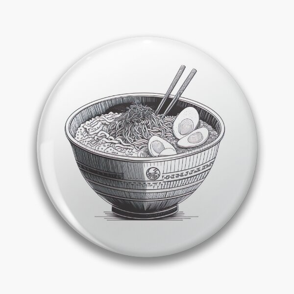 Item preview, Tonkotsu Ramen Illustration designed and sold by unrealartwork.