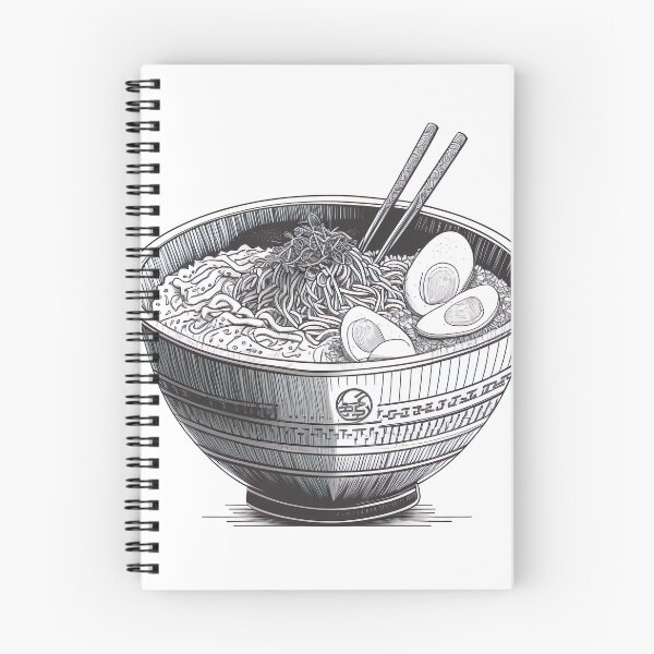 Item preview, Tonkotsu Ramen Illustration designed and sold by unrealartwork.