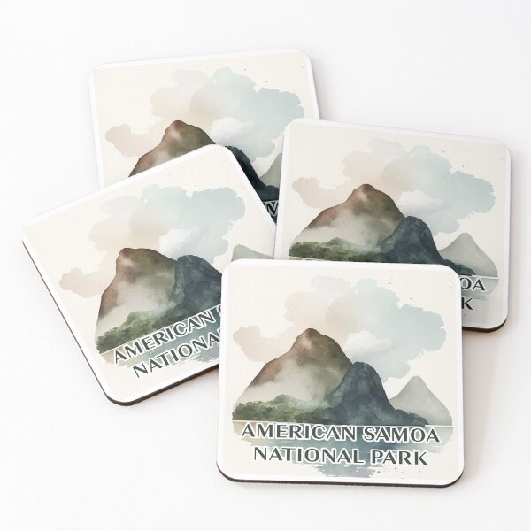 Item preview, American Samoa National Park Boho Watercolor designed and sold by PikoApparel.