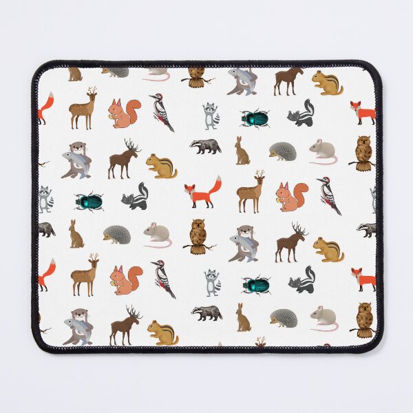 Item preview, Cute Woodland Animals Wall Art Sticker Pack for Animal Lovers designed and sold by haRexia.