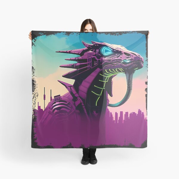 Item preview, Sobek Egyptian Crocodile God Cyberpunk Sticker Design: Merge Ancient Mythology with Futuristic Tech! designed and sold by Mytho Merch.