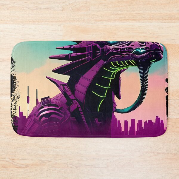 Item preview, Sobek Egyptian Crocodile God Cyberpunk Sticker Design: Merge Ancient Mythology with Futuristic Tech! designed and sold by Mytho Merch.