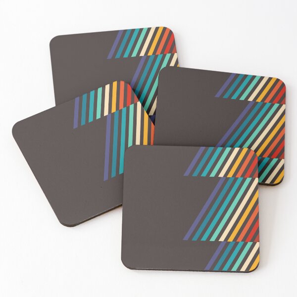 Item preview, Colorful retro abstract stripes designed and sold by StudioBarcelona.