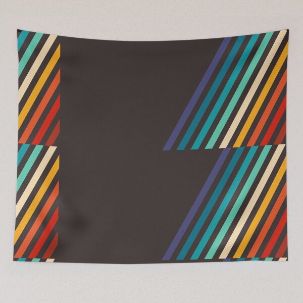 Item preview, Colorful retro abstract stripes designed and sold by StudioBarcelona.
