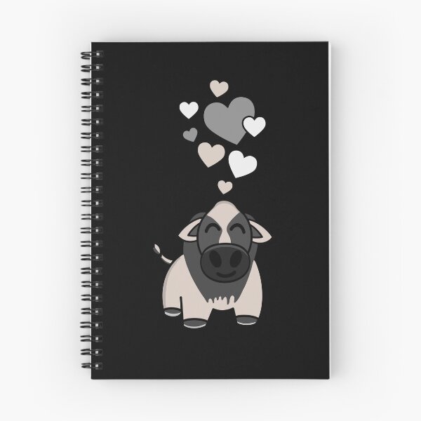 Item preview, Brahman Cow With Hearts designed and sold by eternallygifted.